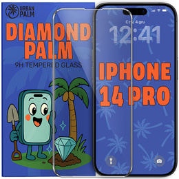 Diamond Palm edzett üveg iPhone 14 Pro készülékekhez