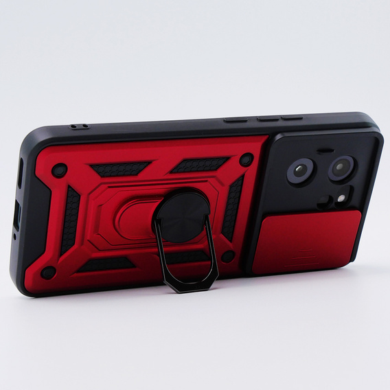 Telefontok a Xiaomi 13T / 13T Pro, CamShield Slide, piros