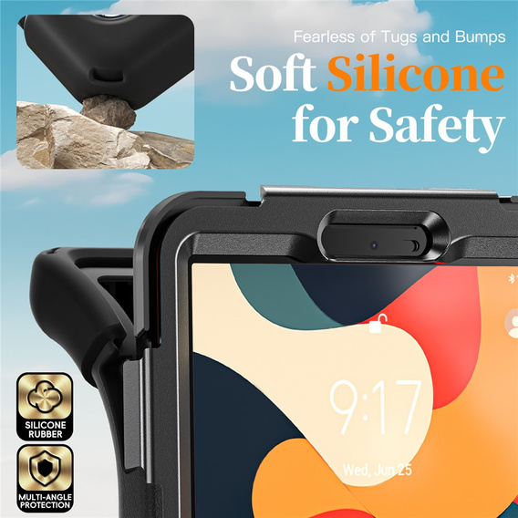 Páncélozott tok állvánnyal és vállpánttal a Lenovo Tab One készülékhez