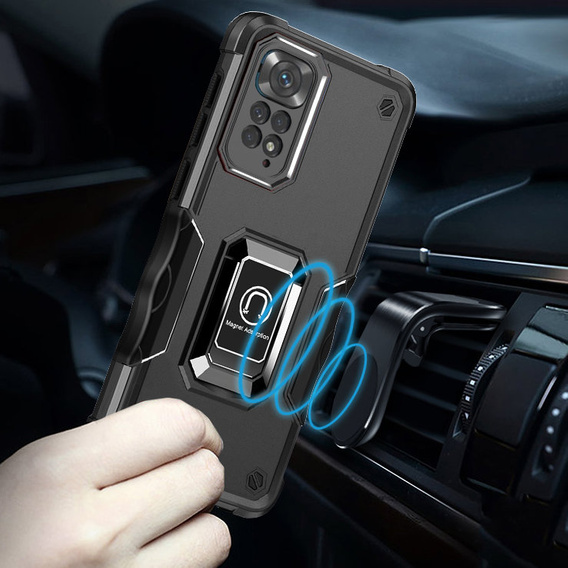 Telefontok a Xiaomi Redmi Note 11 / 11S, Dual-Layer Armor, fekete