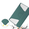 Billentyűzet tok Samsung Galaxy Tab S6 Lite 2024 / 2022 / 2020, Rotary 360° Leather, sötétzöld