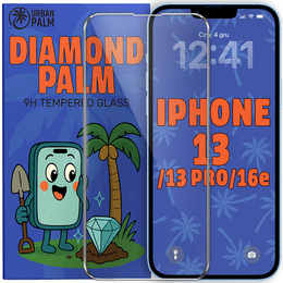Diamond Palm edzett üveg iPhone 13/13 Pro/16e készülékekhez
