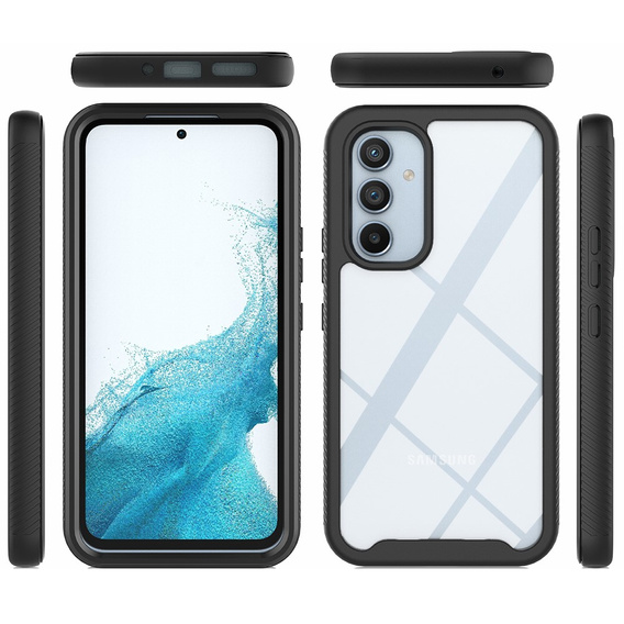 Tok Samsung Galaxy A34 5G készülékhez, Shockproof, fóliával, fekete