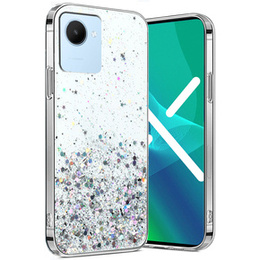 Telefontok a Realme C30 / Narzo 50i Prime, Glittery, átlátszó