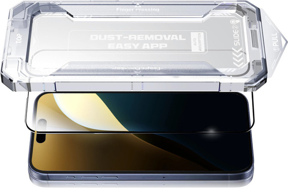 ERBORD edzett üveg iPhone 17 Pro készülékhez, felhordóval