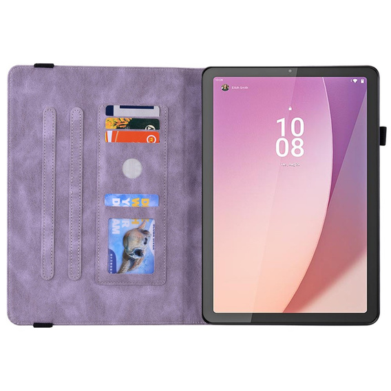 Tok Lenovo Tab M9, Butterfly, lila