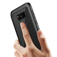 Tok Samsung Galaxy S8+ Plus készülékhez, Shockproof, fóliával, kék