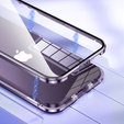 Tok iPhone 15 Pro Max, Magnetic Dual Glass, lila