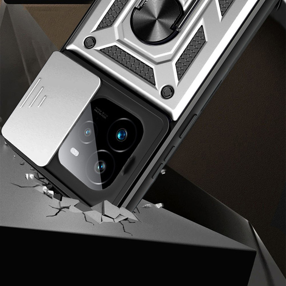 Telefontok a Realme GT 7 Pro, CamShield Slide, ezüst