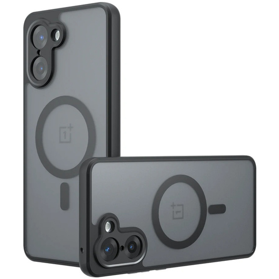 Tok OnePlus Nord CE5-hoz, MagSafe, ERBORD Matt Case, fekete