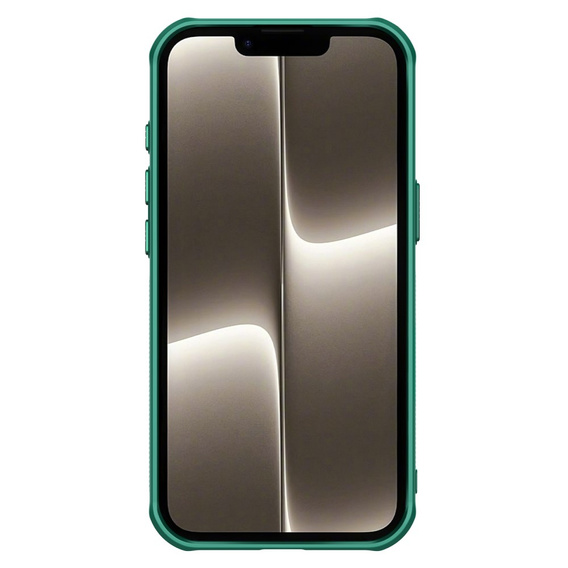 Tok iPhone 16e, páncélozott Nillkin, Icelade Prop, Magsafe, zöld