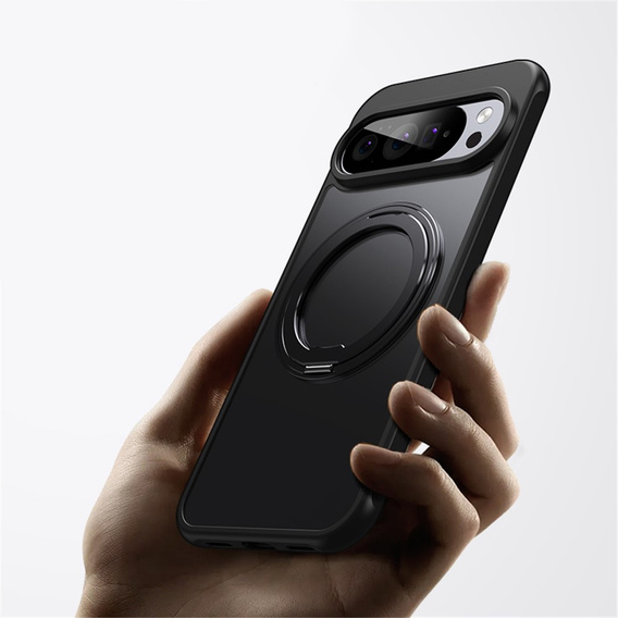 Tok Google Pixel 10 Pro XL , MagSafe tokhoz, állvánnyal, fekete