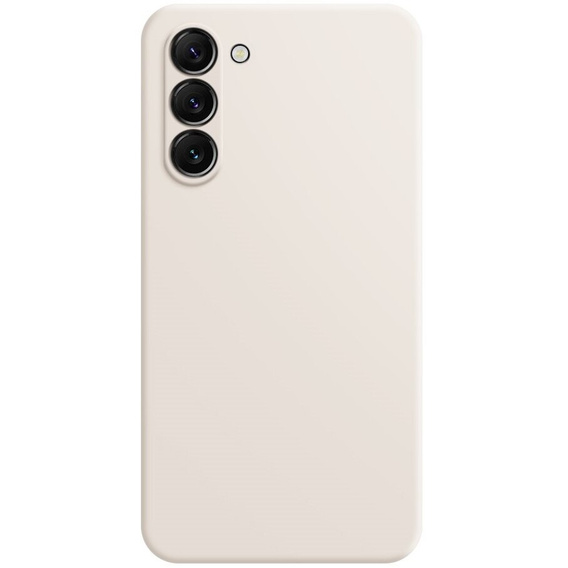 Telefontok a Samsung Galaxy S24, Silicone Lite, bézs színű