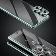 Tok Samsung Galaxy S23, Magnetic Dual Glass, zöld