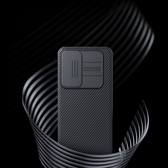Tok Samsung Galaxy S24 FE, páncélozott Nillkin, CamShield Pro, fekete