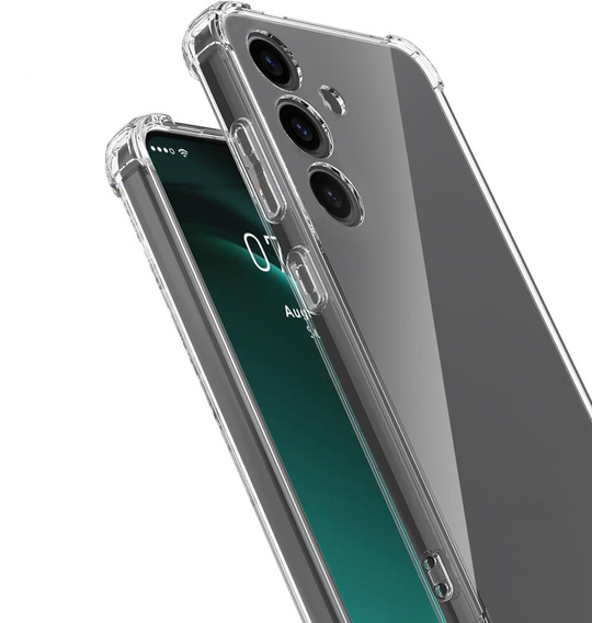 Telefontok a Samsung Galaxy S24+ Plus, Dropproof, átlátszó