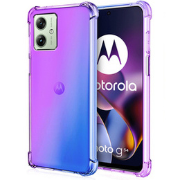 Tok Motorola Moto G54 5G, Gradient Dropproof, Lila / kék