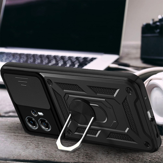 Telefontok a Motorola Moto G13 / G23, CamShield Slide, fekete