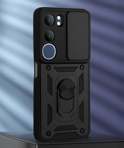 Telefontok a Vivo Y19s, CamShield Slide, fekete