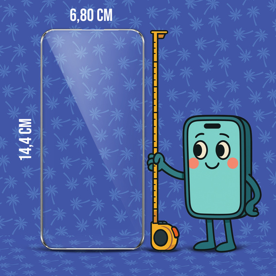 Diamond Palm edzett üveg iPhone 14 Pro készülékekhez