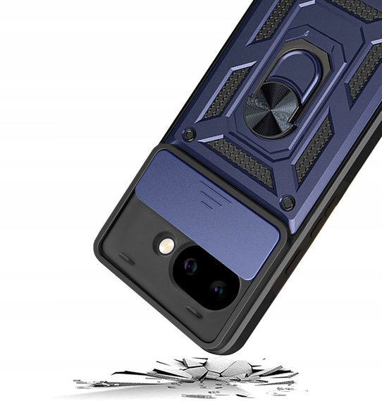 Telefontok a Google Pixel 9A, CamShield Slide, kék