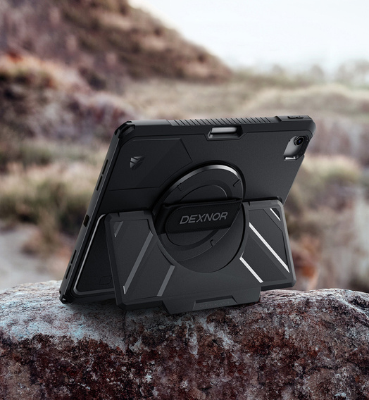 Dexnor 360° tok pánttal és tolltartóval iPad Air 13" 2025/2024 (7./6. generáció) készülékekhez