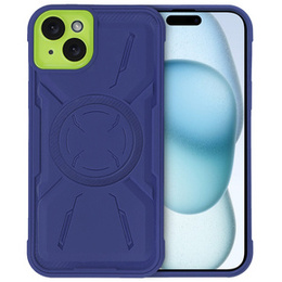 Tok iPhone 15 Plus, ERBORD Armor Mag, kék