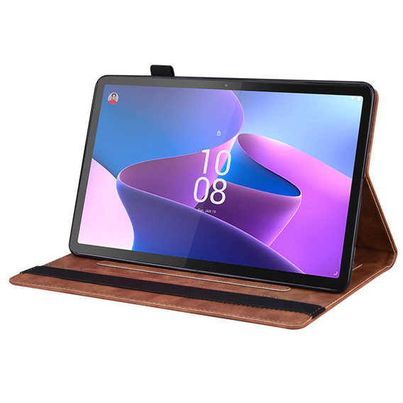 Tok Lenovo Tab P11 Pro Gen 2 TB132FU TB132XU 11.2", Classic, tolltartóval, barna