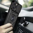 Telefontok a iPhone 14 Pro Max, CamShield Slide, fekete