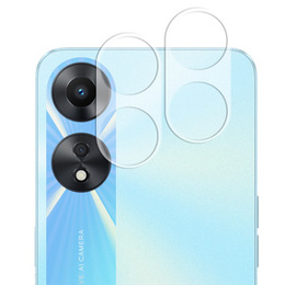 2x ERBORD edzett üveg a kamera számára, hogy Oppo A78 4G, átlátszó