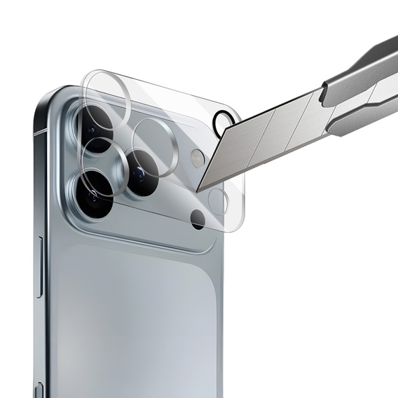 2x ERBORD kamerasziget edzett üveg iPhone 17 Pro Max készülékhez