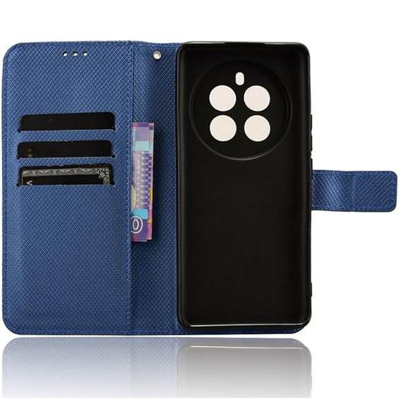 Pattintható tok a Realme 12 Pro 5G / 12 Pro+ 5G, Wallet Smart Magnet, kék