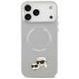 Karl Lagerfeld Karl & Choupette Pins MagSafe tok iPhone 17 Pro Max készülékhez