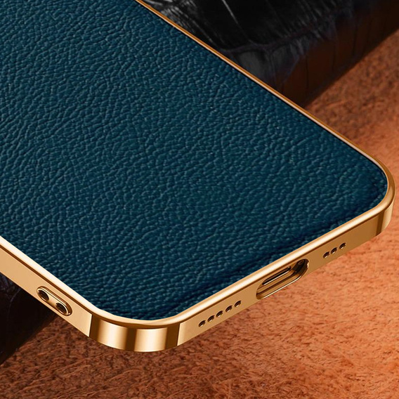 Telefontok a Samsung Galaxy S21 FE 5G, Cowhide Leather, zöld