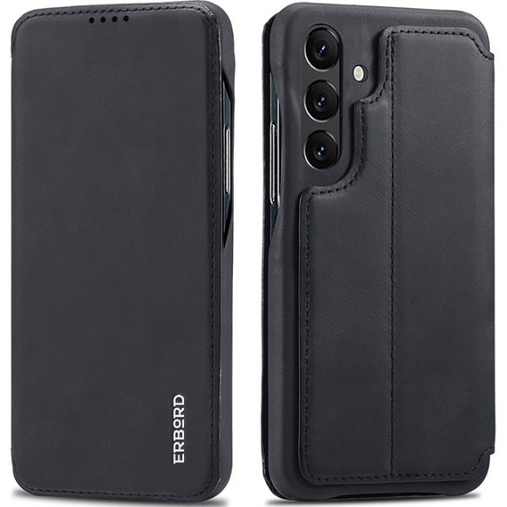 Pattintható tok a Samsung Galaxy A54, ERBORD Retro, fekete