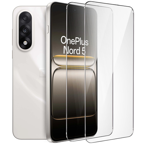 2x edzett üveg ERBORD 9H Hard Glass a képernyőn a OnePlus Nord 5