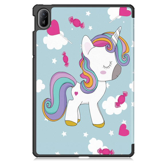 Tok Huawei MatePad SE 11 2024, Smartcase, unicorn