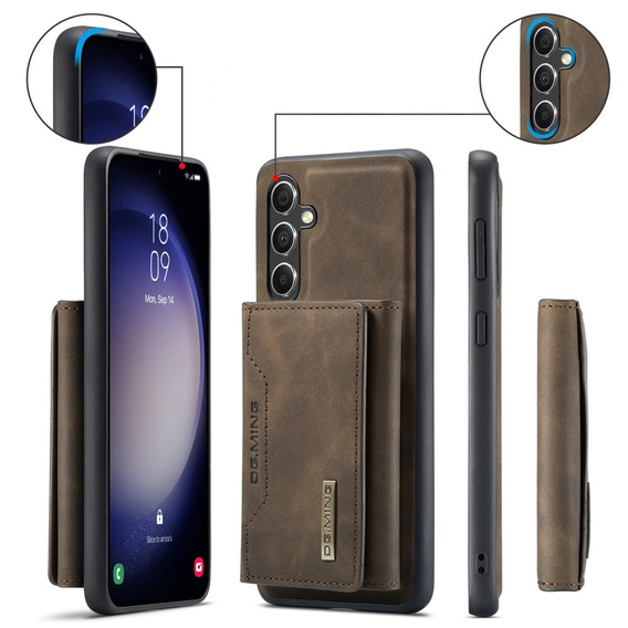 Telefontok a Samsung Galaxy A56 5G, DG.MING 2in1, kávé