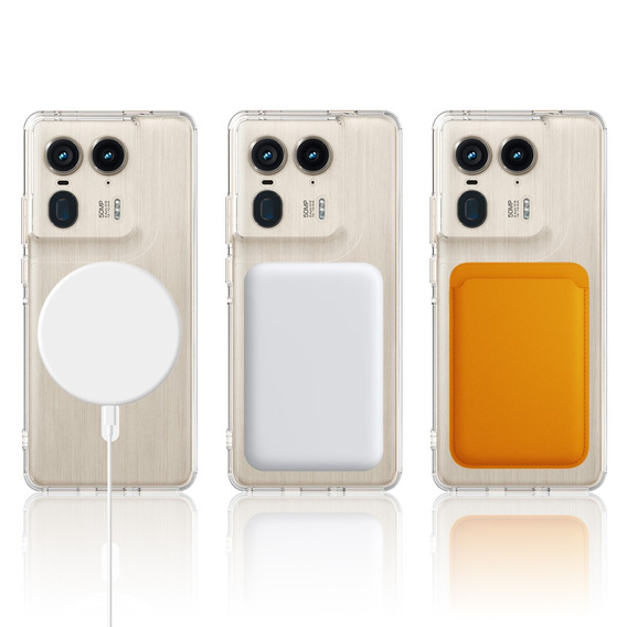 Tok a Motorola Edge 50 Ultra, Fusion Hybrid, MagSafe-hoz, átlátszó
