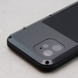 Love Mei Telefontok a iPhone 12, armored with glass, fekete