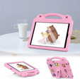 Gyermek tok Lenovo Tab M10 X505F X605F / Tab P10-X705F/L / Huawei T5 10.1, Cute Patterns, állvánnyal, rózsaszín