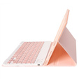 Tok + billentyűzet Samsung Galaxy Tab A9+, Leather Pen Slot, rózsaszín rose gold