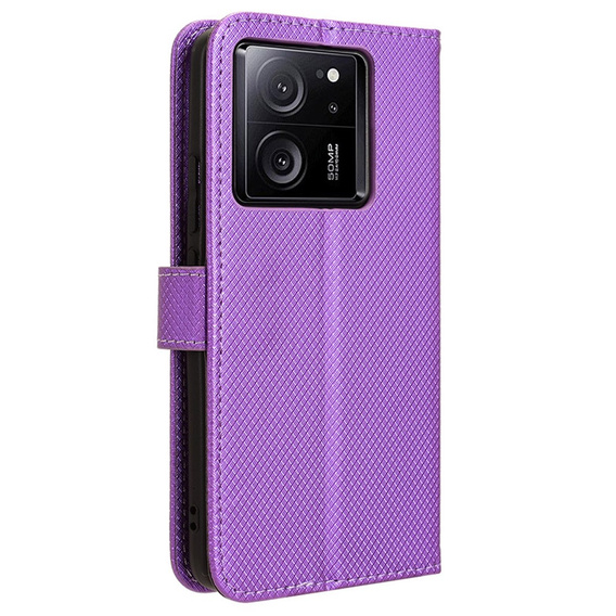 Flip tok Xiaomi 13T / 13T Pro / Redmi K60 Ultra-hez, Smart Magnet, ibolya