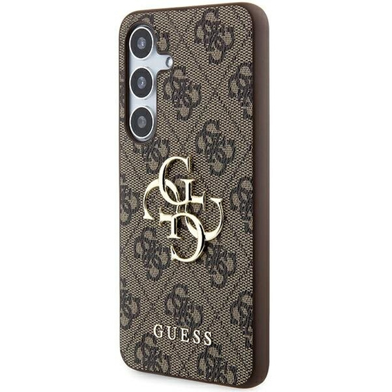 GUESS Telefontok a Samsung Galaxy A55, 4G Big Metal Logo, barna