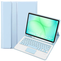 Bluetooth billentyűzettel és érintőpaddal ellátott tok Samsung Galaxy Tab A11+ készülékhez