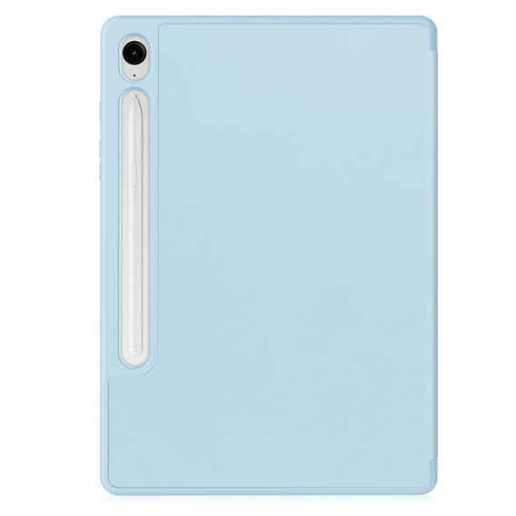 Tok Samsung Galaxy Tab S10 FE+ Plus, Smartcase tolltartóval, kék