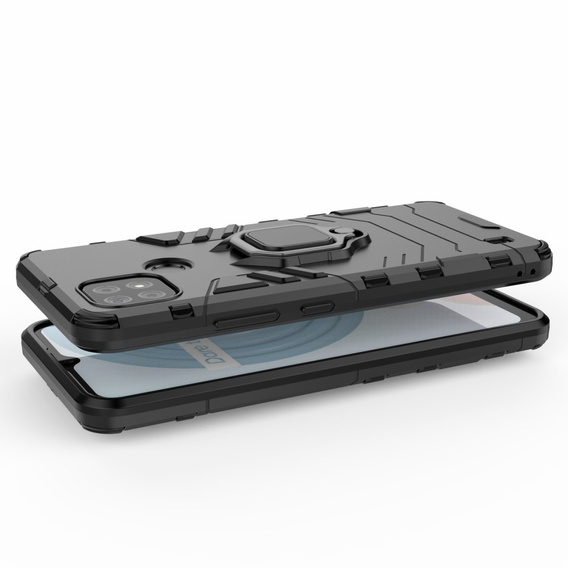 Telefontok a Realme C21, Kickstand Ring, fekete