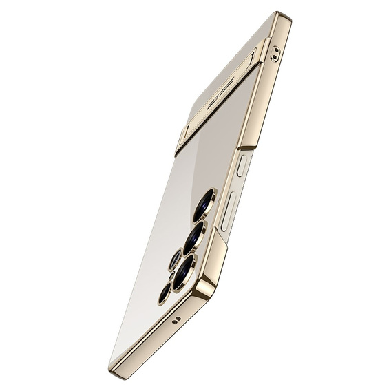 Tok Samsung Galaxy S25 Ultra, GKK Kickstand Hard Case, arany színű