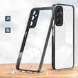 Tok Samsung Galaxy M34 5G, Fusion Hybrid, kameravédelemmel, átlátszó / fekete
