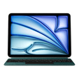 Billentyűzet tok iPad Air 13" 2024, Magnetic Keyboard Touchpad, zöld